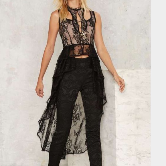 Nasty Gal Tops - Nasty gal collection maxi lace top